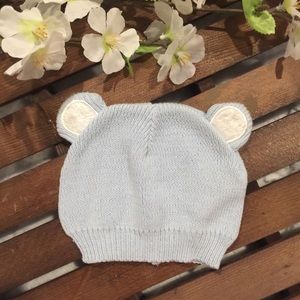 Light Baby Blue Bear Ear Hat